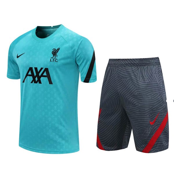 Entrenamiento Liverpool Conjunto Completo 2020-21 Verde Gris